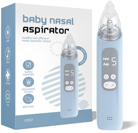 Nasal Aspirator for Baby with 5-Level Adjustable Suction