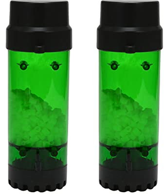 MADOC 2X Acquario Serbatoio di Pesce Filtro Un Letto Mobile Fluido Filtro Un Media con Filtro Ad Aria E Spugna