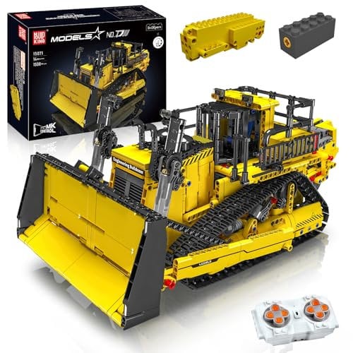 Mould King 15071 Bloques de construcción de excavadoras técnicas, Camiones de Control Remoto App con Regalos de Juguete de Kit de Motor Durante más de 8 años (1508 Piezas)