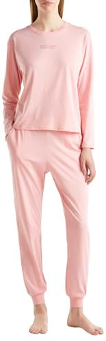 United Colors of Benetton 30963f03k Pantalon de Pyjama, Rose, M Femme