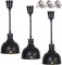 Lebensmittel Wärmelampe Speisenwärmer für Buffets und Partys, Kommerzielle Wärmelampe mit 250W Infrarotlampe, 60-180cm Höhenverstellbar, Durchmesser: 25cm