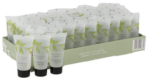 Mason & Miller Toilettenartikelpaket – Shampoo, 20 ml (50er-Pack)
