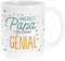 DECOHO Mug en céramique Merci Papa d'être aussi génial, 33 cl