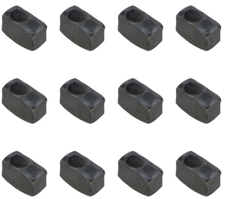 Be In Your Mind Lot de 12 blocs d'insertion de cordes pour guitare électrique, trémolo, chevalet de selle, insert de corde, accessoires en métal compatibles avec Floyd Rose