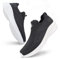 Giniros Zapatillas Slip On Running Hombre Zapatos Deporte Correr Jogging Caminar Bambas Deportivas Hombre Casual Gimnasio Fitness Gym Atlético Trekking Tenis Transpirables Sneakers, Gris Oscuro 44EU
