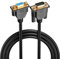 PNGKNYOCN Câble d'extension VGA, 15 broches 1080P, Full HD, VGA mâle vers femelle, câble vidéo pour ordinateur, moniteur PC, ordinateur portable, TV, projecteur et plus (1,5 m)