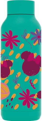 Quokka Thermosflasche, Edelstahl, massiv, Jadegrün, 510 ml, Minnie Spring