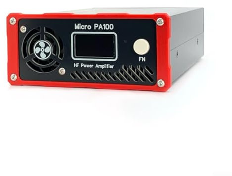 Sandyseptember 100W Intelligent HF Power Meter Filter With SWR Protection For Ham Radio Transceiver 80M-10m Band