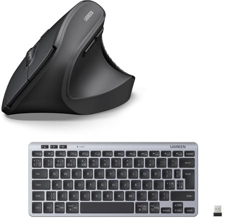 UGREEN Ergonomic Mouse Wireless Keyboard