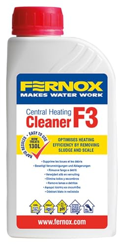 Fernox Cleaner F3 500 ml | Systemreiniger für Zentralheizungen | Entfernt Schlamm, Magnetit & Kalk | pH-neutral | Für Heizkörper & Fußbodenheizung