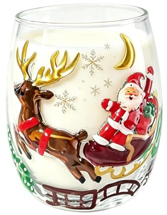 Taza Artística De Crista-l Navideña 3D, Tazas De Crista-l Navideñas 3D | Vasos De Crista-l De Navidad 3D, Taza De Bebidas Con Agarre Antideslizante Para Café, Té, Leche, Para El Hogar Y
