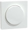 Schneider Electric Merten Zentralplatte mit Drehknopf, Drehdimmer, System Design, lotosweiss, Artikelnummer MEG5250-6035