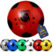 BEST SPORTING PVC-Ball Fun I Leichter Spielball I roter Fußball I hochwertiger Wasserball I 23 cm großer Beachball I bunter Ball Logo I Gummiball I Ball Kinder