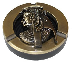 Retro Totenkopf Biker Adler Delfin Bull Aschenbecher mit motiv Ascher 9 x 2,5 cm (KONIG)