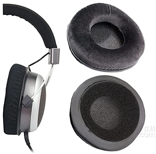 Ohrpolster für Beyerdynamic DT880 DT990 DT770 DT440 DT660 DT860 T70 T90 T5P dt790 dt797 RSX700 Headset,Dieses Ohrpolster wird nicht von Beyerdynamic hergestellt,1 Paar (Flanell)