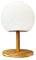 Lampe de table sans fil pied en bambou extensible LED blanc chaud/blanc LUNY H28cm