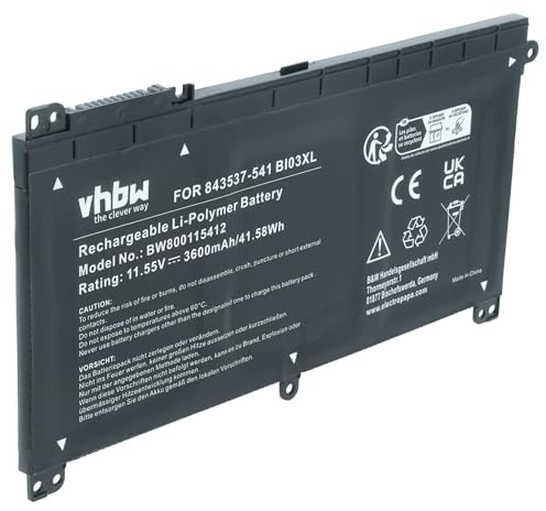 vhbw Batterie Compatible avec HP ProBook X360 11 G1 | 11 G1 EE(Z3A47EA), 11 G1 EE(2393117) ordinateur portable (3600mAh, 11,55V, Li-ion)