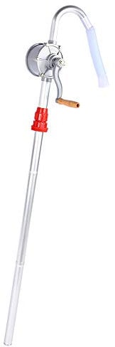 Ejoyous Kurbelpumpe, Heizöl Fasspumpe Aluminiumlegierung Ölfasspumpe Drehhandkurbel Ölfass Fasspumpe Handkurbelpumpe Verstellbare für Benzin Dieselöl Schmieröl 29 l/min