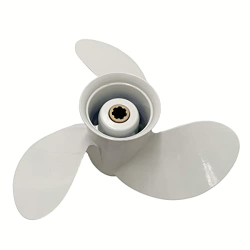 SLEIPNIR Propeller 8 1/2x8 1/2 für Yamaha Außenborder Schrauben 6-8 Pferdestärke Aluminium 7 Zähne OEM Nr.: 6G1-45941-00-EL 8.5x8.5