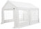 Juskys Partyzelt Gala 3 x 4 m - UV-Schutz Plane, Flexible Seitenwände - Pavillon stabil, groß - Outdoor Party Garten - Zelt Festzelt Weiß