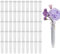 Blumen Wasserröhrchen Reagenzgläser für Blumen Blumenröhrchen aus Kunststoff Blumen Wasserröhrchen mit Kappen Wasserröhrchen für Blumen mit Stopfen für Pflanzen, Blumenarrangements 30 Stück