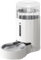 JUNSPOW Distributeur d'eau 6L pour Animaux de Compagnie, Distributeur d'eau en Acier Inoxydable de Grande capacité par gravité, 100% sans BPA, pour Chats et Chiens de Petite et Moyenne Taille, Blanc.