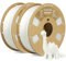 OVERTURE Easy PLA 1.75 mm 3D Druckerfilament, 2kg (4.4 lbs), Verstärkt Zähigkeit PLA, Maßgenauigkeit +/- 0,02 mm (Easy Weiß 1kg*2)