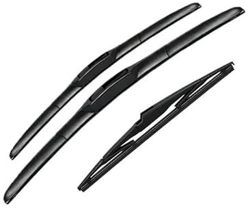 uego de escobillas limpiaparabrisas para Kia para Carens Onu para Kia para Rondo para Rondo7 2006-2013 Ventana De Parabrisas Trasera Delantera 26 +16 + 14 Accesorios De Coche Escobillas De Limpia