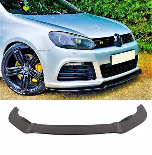 For Auto Perfectionists UK Front Spoiler Lip Compatible With VW Golf MK6 R20 R Carbon Fibre 2008-2013 ABS Carbon Fibre