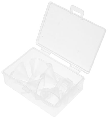 SAFIGLE 1 Ensemble Entonnoirs Miniatures et Pipettes Plastique pour Set de Outils Pratiques pour Cosmétiques pour Voyage et Utilisation Quotidienne