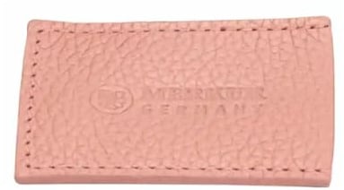 MERKUR 5007 Pink Blade Protector for Safety Razors, Vegetable-Tanned Cowhide Razor Head Guard, Travel & Storage Protection, Fits MERKUR Razors Except 907, Made in Germany