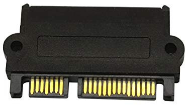 SATA 22 Broches (7 + 15) mâle vers Femelle câble d'extension d'alimentation et de données Combo Slimline SATA câble d'extension 50 cm (SAS Adaptateur)