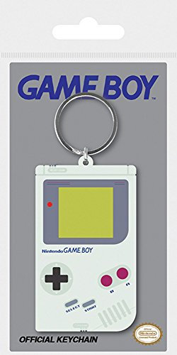 Nintendo - Gameboy - Gummi Schlüsselanhänger Keyring - 4,5x6 cm