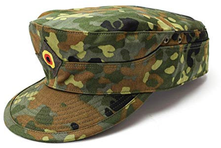 Original Marke Bundeswehr Cap Fleckt-tarn Olive Wüste Camouflage Feld Militär Hut Kampf Original 3 Farben - - large
