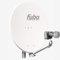 Fuba Satellitenschüssel Komplettset 4 Teilnehmer DAL 804 W - Sat Komplettanlage Fuba DAL 800 W Alu Sat-Schüssel/Sat-Spiegel weiß + Fuba DEK 417 Quad LNB 4-Fach - HDTV, UHD(4K/8K), 3D