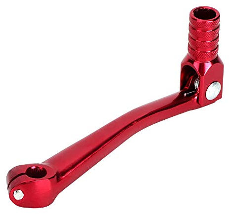 Palanca de Cambio de Marchas de Motocicleta, Universal CNC Aleación de Aluminio Plegable Palanca de Cambio de Marchas Accesorio de Modificación de Moto 5.9x2.5 Pulgadas(Red)