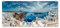 artboxONE Acrylglasbild 120x40 cm Reise Santorini Bild hinter Acrylglas - Bild griechenland Architektur Europa