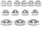 1pcs GT2 Aluminium zahnriemenrad Zahnscheibe 40 Zähne Zahnradbohrung 5mm 6,35mm 8mm 10mm 12mm Aluminium Zahnrad Zahnbreite Bandbreite 6mm für 3D-Drucker Reprap (40 Zähne Innenloch 6,35mm)