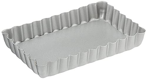 Staab's Patisserie Mini Tartelettformen-Set/Quicheform mit Hebeboden/Antihaftbeschichtung / 6-teilig/verschiedene Ausführungen (rechteckig 13 x 8 cm)
