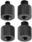 4 Pcs Camera Screw Adapter Thread 1/4 Male to 3/8 Female and 3/8 Male to 1/4 Female Adapter Set for Camera Monitor, Tripod, Mount Frgyee