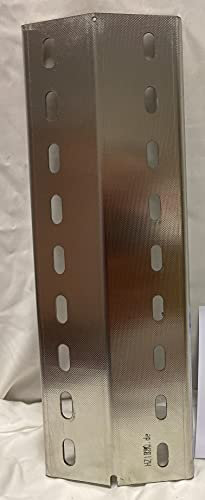 Hz1BBQde Alle Größen Edelstahl Flammenverteiler Brennerabdeckung V4A Premium Edelstahl Leinen 2mm Stärke Grillblech, Enders, Landmann (1 Stück 365 x 120 x 2mm V4A Leinen Optik Flammenverteiler)