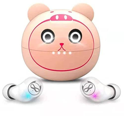 Pink Wireless Earbuds,Bluetooth Earbuds with Sweatproof, HiFi Stereo Earphones for Girls Gift Bluetooth 5.3 in Ear Headphones with Built-in Mic Portable Lightweight Charging Case(Game/Music Mode)