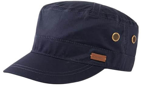 Comhats Klassische Militärmütze für Herren, 100 % Baumwolle, gefüttert und größenverstellbar, 68033_Marineblau, XXL