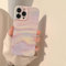 Bakicey für iPhone XS Hülle Marmor Dünn Aesthetic Glitzer Kratzfest Handyhülle PC Hardcase Mode Mädchen Matte TPU Schutzhülle Marble Stoßfeste Case Cover für iPhone XS, Lila