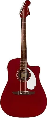 Fender Redondo Player WN Candy Red - Westerngitarre