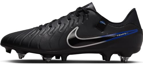 Nike Legend 10 Academy SG-PRO, Scarpe da Calcio Uomo, Black Chrome Hyper Royal, 40.5 EU
