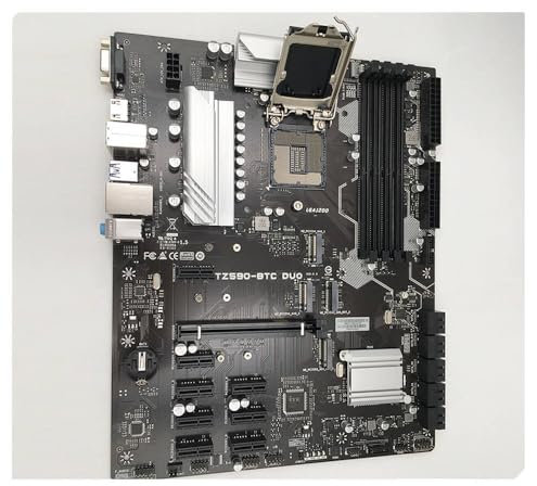 TZ590-BTC DUO Per Scheda Madre Biostar 6Gb/s Supporto Processore di 10a/11a Generazione LGA1200 DDR4 PCIe 3.0 USB 3.2 M.2 SATA3