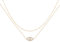Jenosy Kette Layered Damen Nazar Auge Kette Gold Personalisierte Böser Blick Kette Zarte Halskette mit Auge Anhänger Damen Hypoallergene 18K Vergoldete Kette Modeschmuck für Frauen und Mädchen