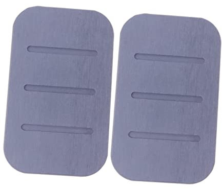 Garneck 2pcs Green Life Diatomite Material Travel Soap Bar Body Wash Natural Soap Dish Travel Body Wash Water Absorption Pad Soap Holder for Shower Diatom Mud Tray