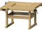 ANKE | Hobelbank mit 4 Arbeitsplätzen | mit 8 Paar Alu-Rundbankhaken | HxBxT 880 x 1620 x 1620 mm
